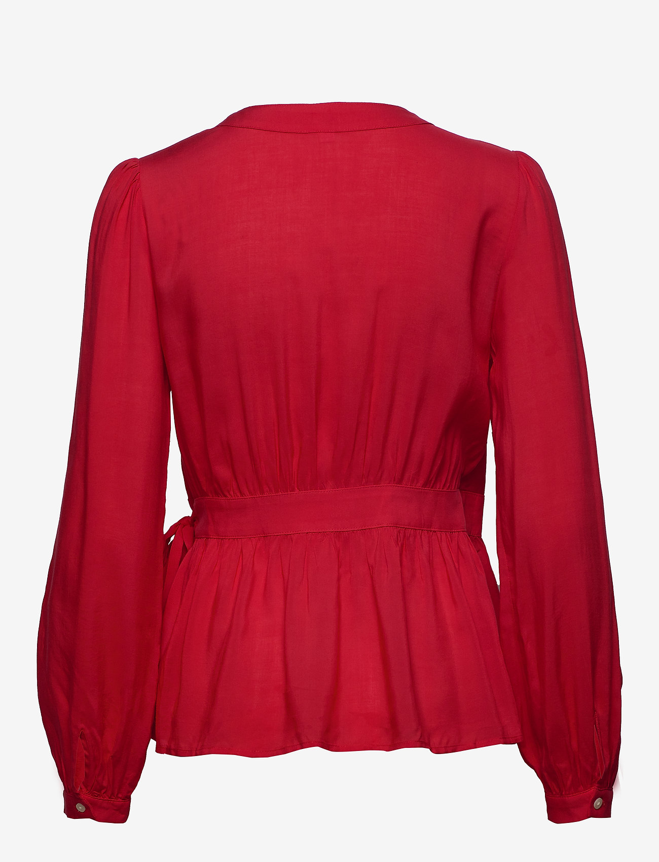 gap red blouse