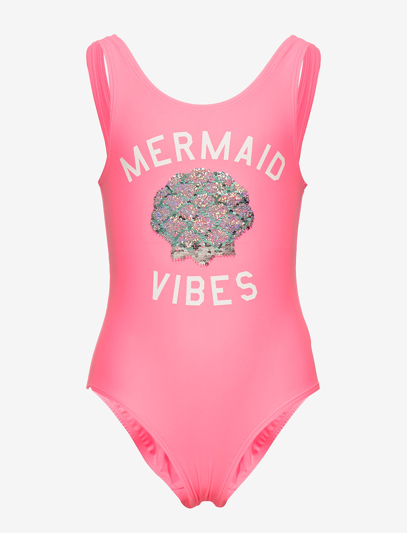 pink sequin swimsuit