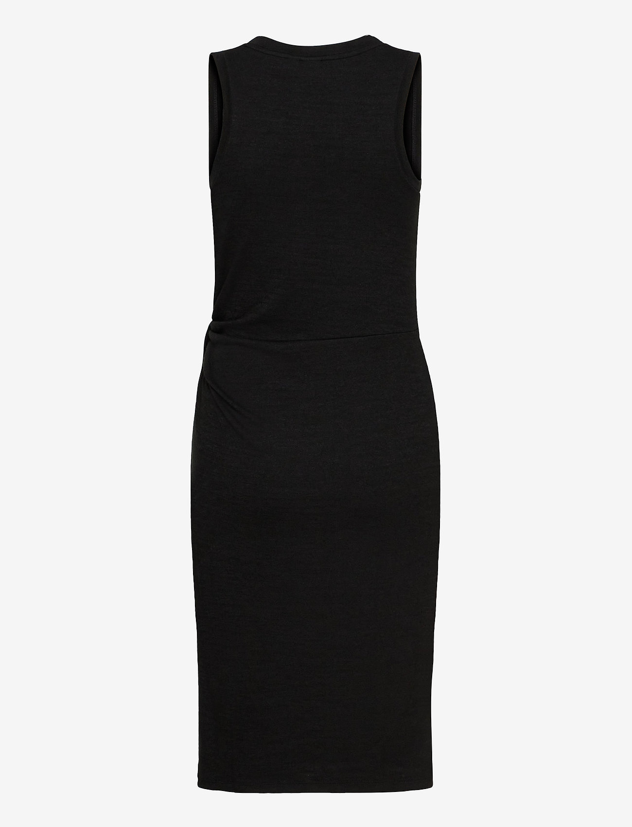 gap black midi dress