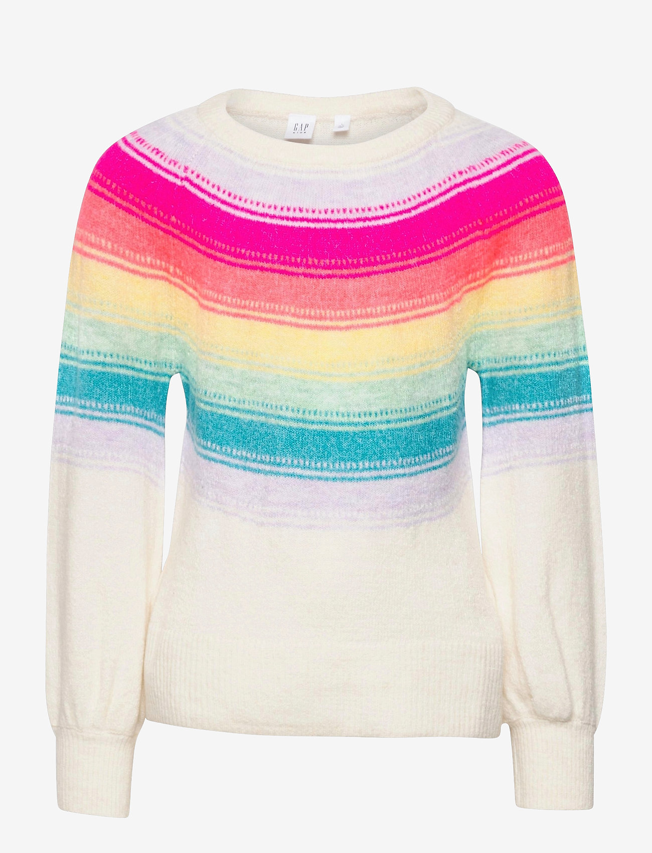 rainbow color sweater