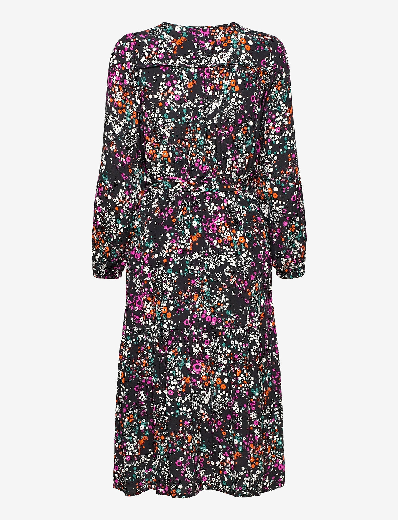 gap floral wrap dress