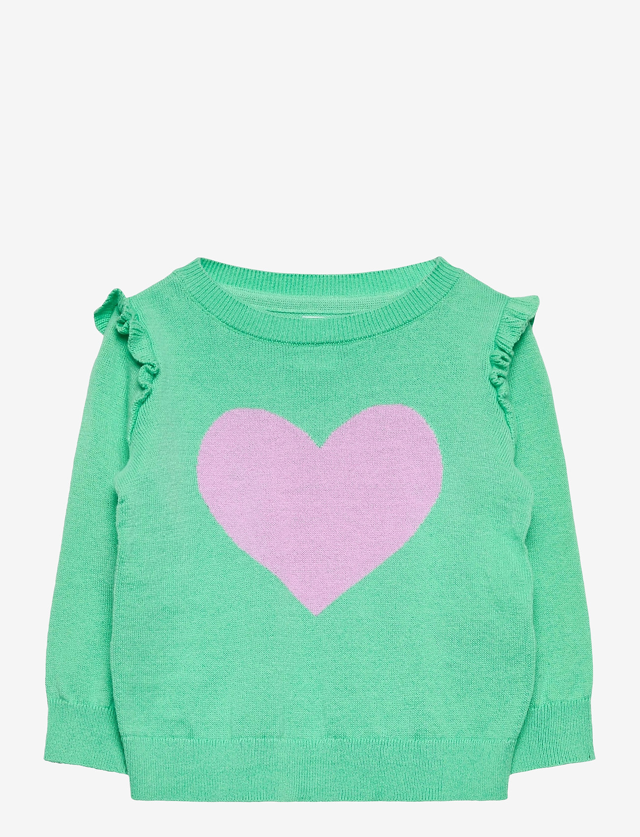 Toddler Ruffle Graphic Crewneck Sweater Hearts 21 45 Gap Boozt Com