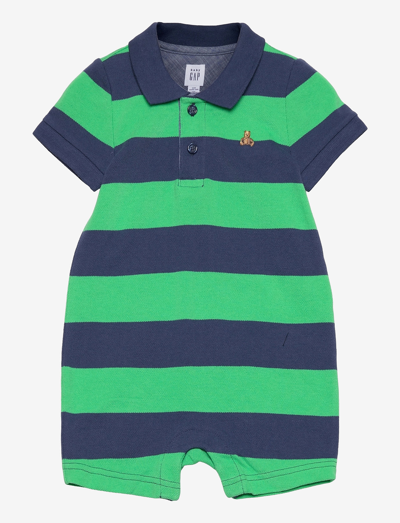 Gap Baby Polo Shorty One Piece Parrot Green 385 29 25 Boozt Com