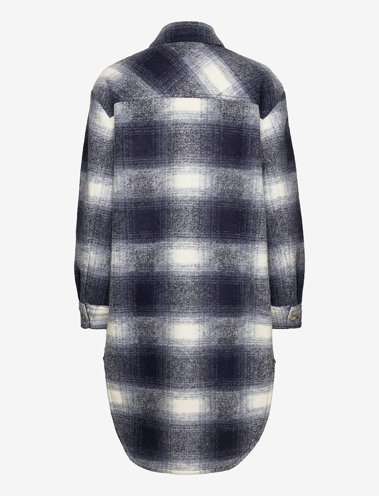 oversized plaid coat