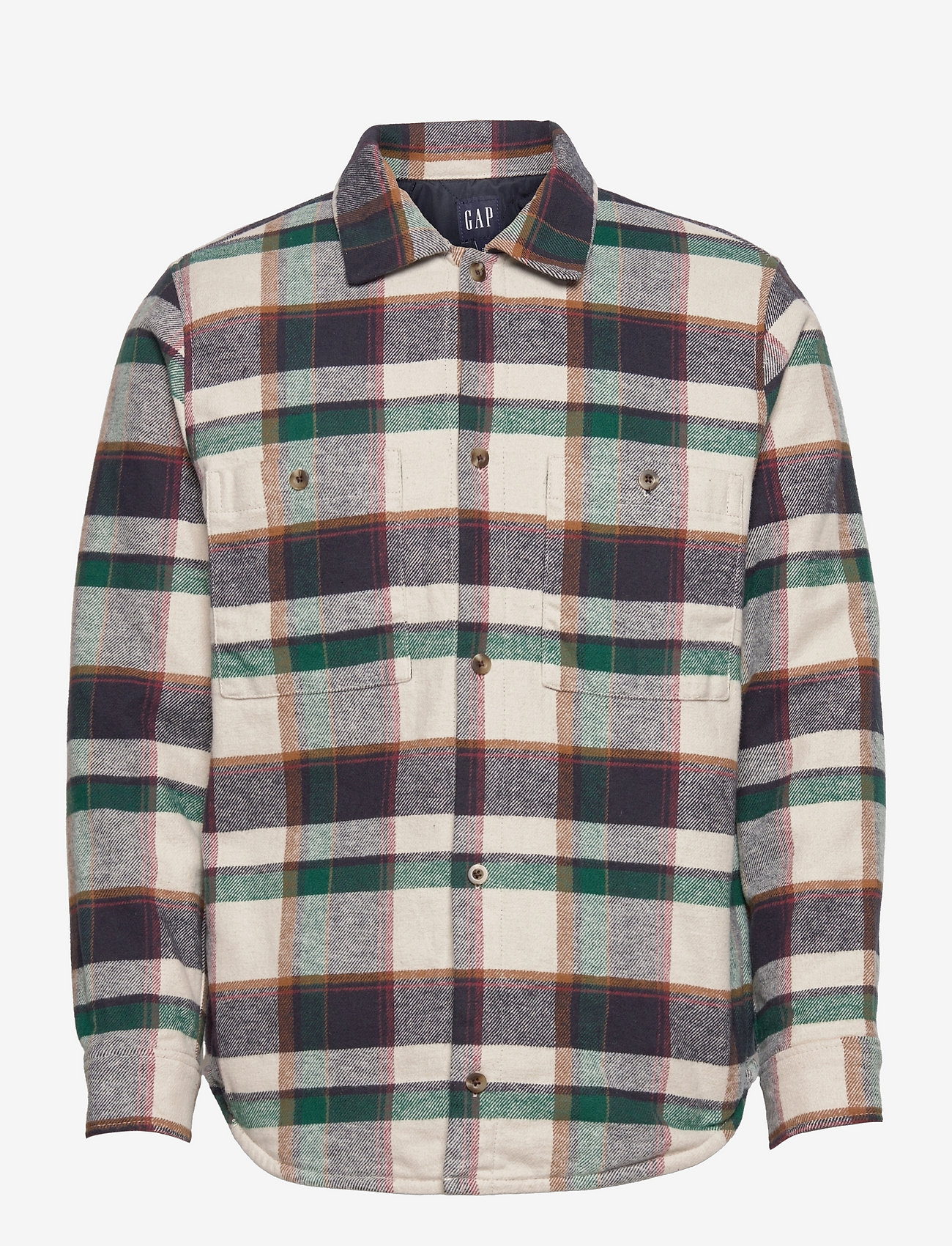 GAP Plaid Quilted Shirt Jacket - Light 