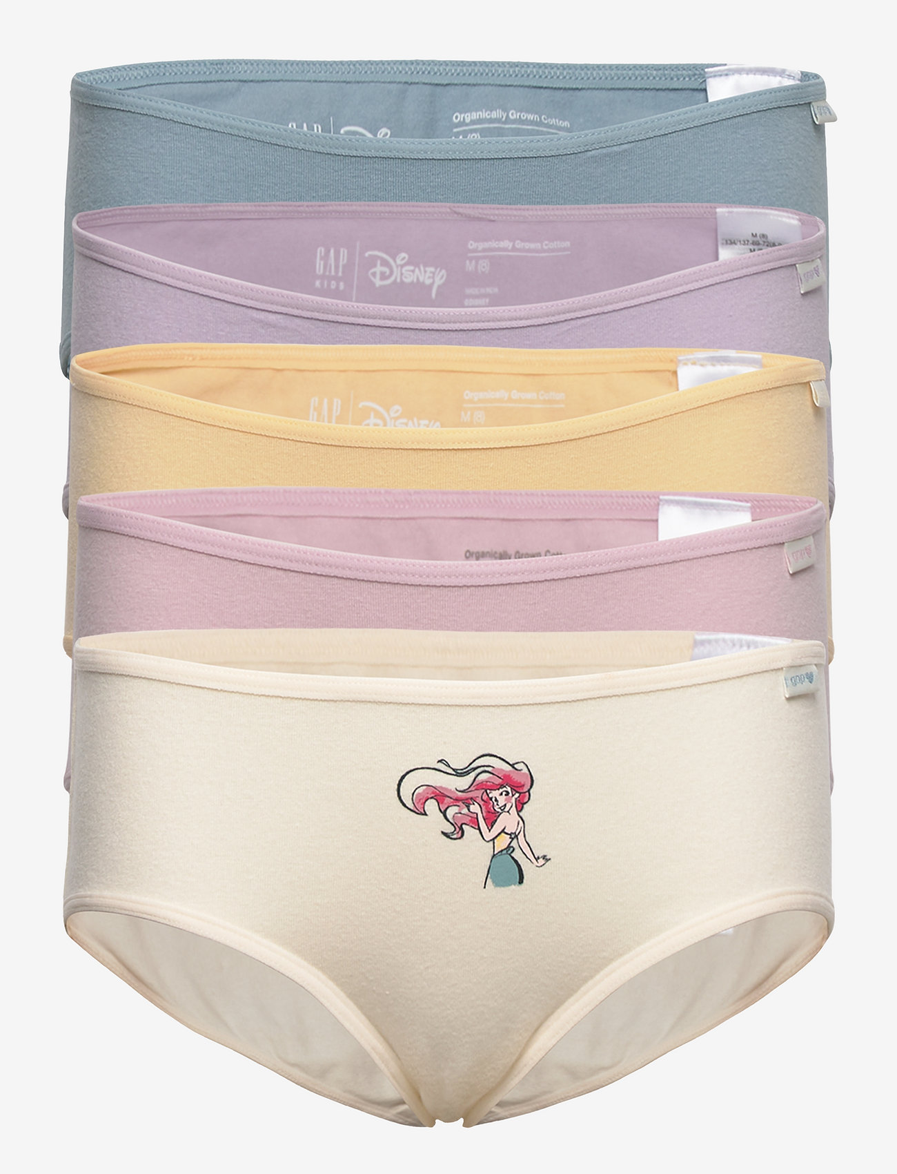 GAP - GapKids | Disney Organic Cotton Princess Graphic Bikini - socks & underwear - multi - 0