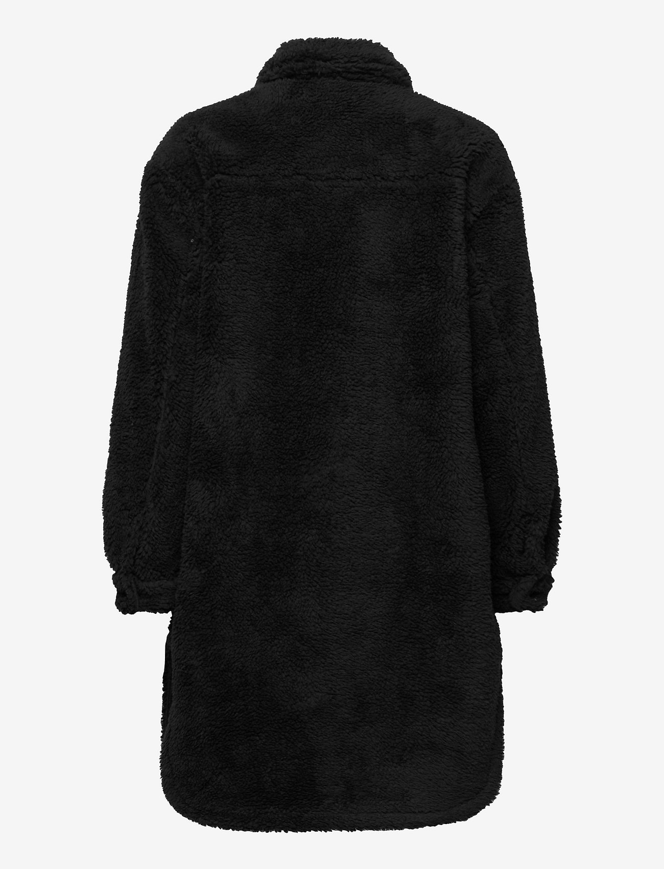 oversized sherpa shirt