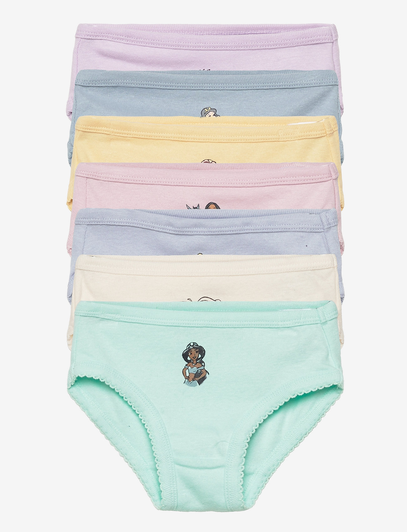 GAP - babyGap | Disney 100% Organic Princess Underwear (7-Pack) - socks & underwear - multi - 0