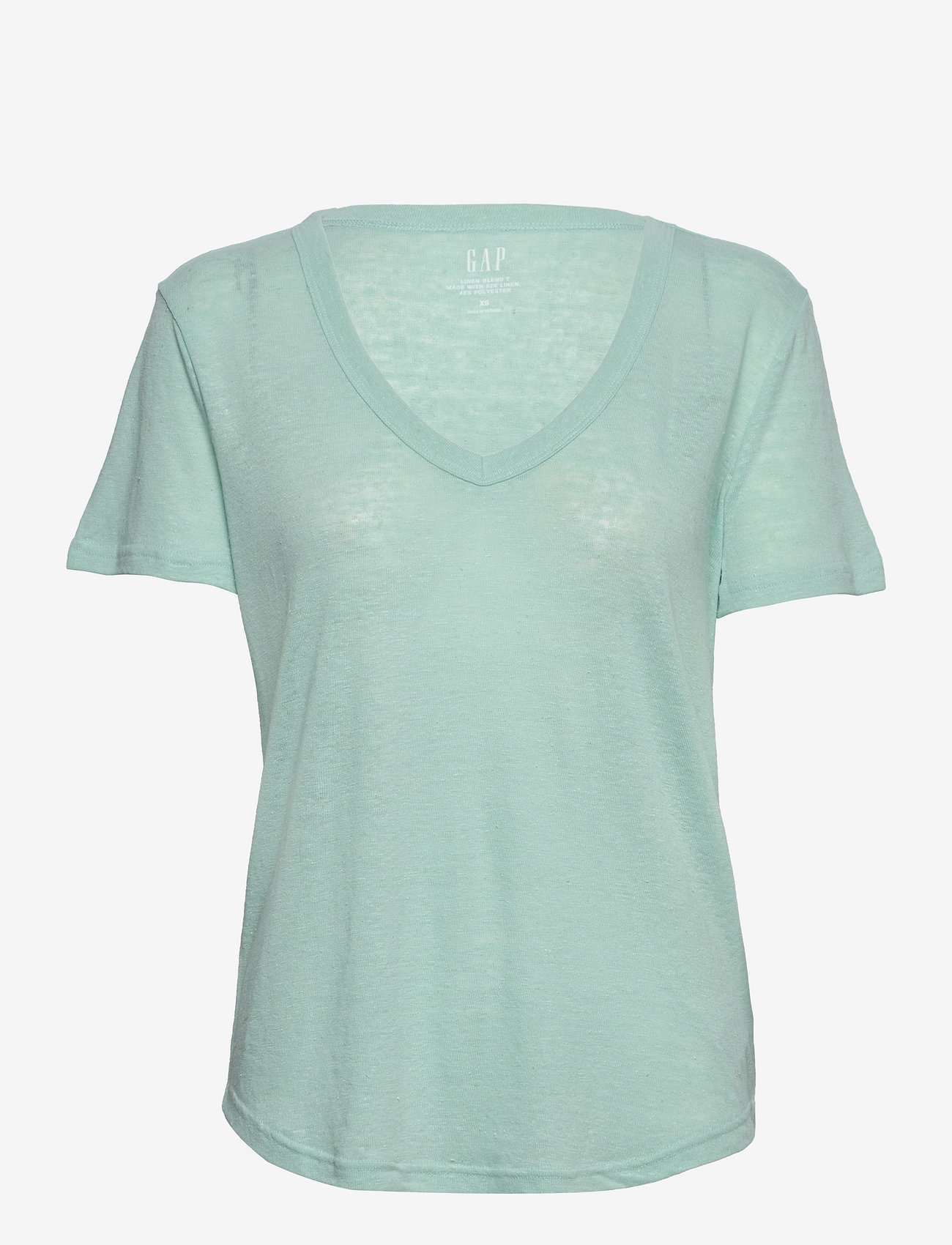 GAP Linen Blend V-neck T-shirt - T 