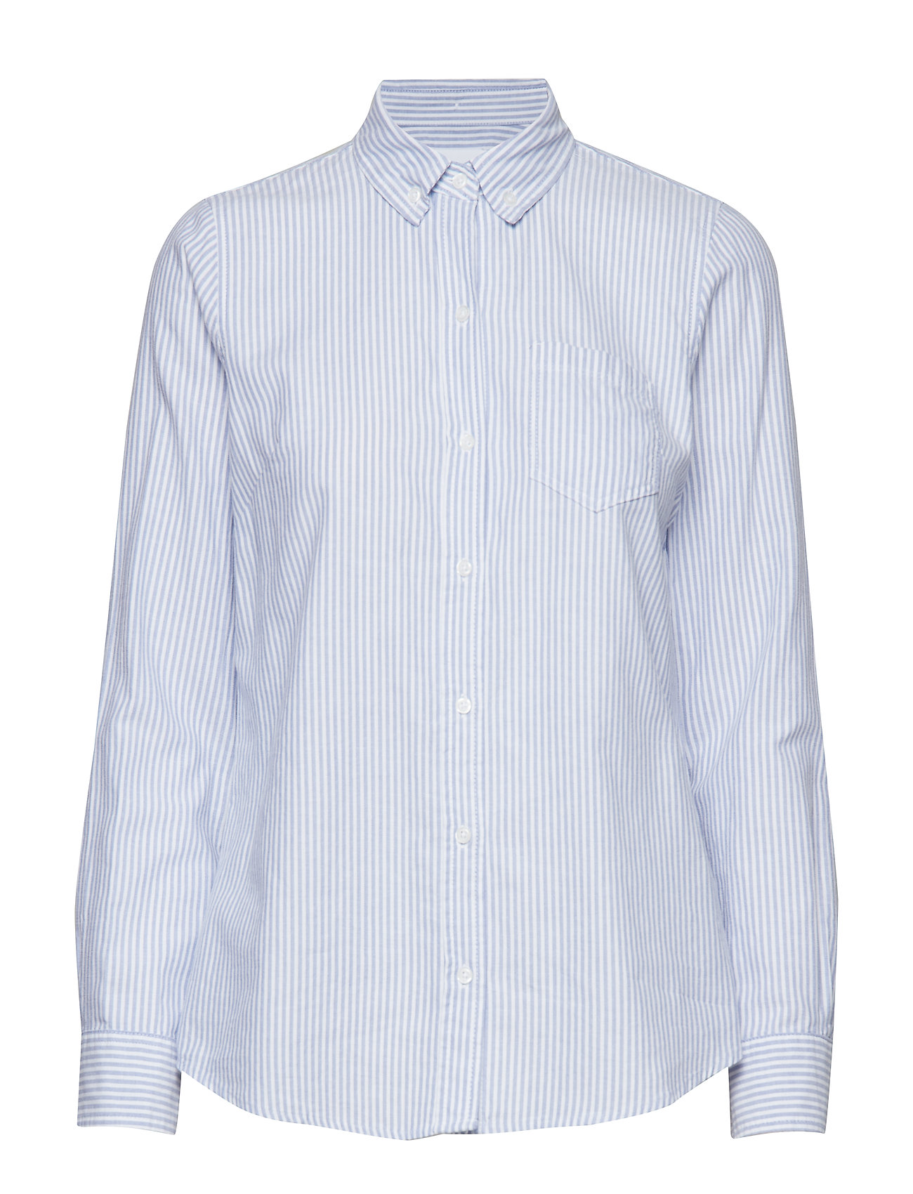 V fitted Boyfriend Oxf (Blue Stripe Combo B) (269 kr GAP FITTED BOYFRIEND - Skjorte - light blue