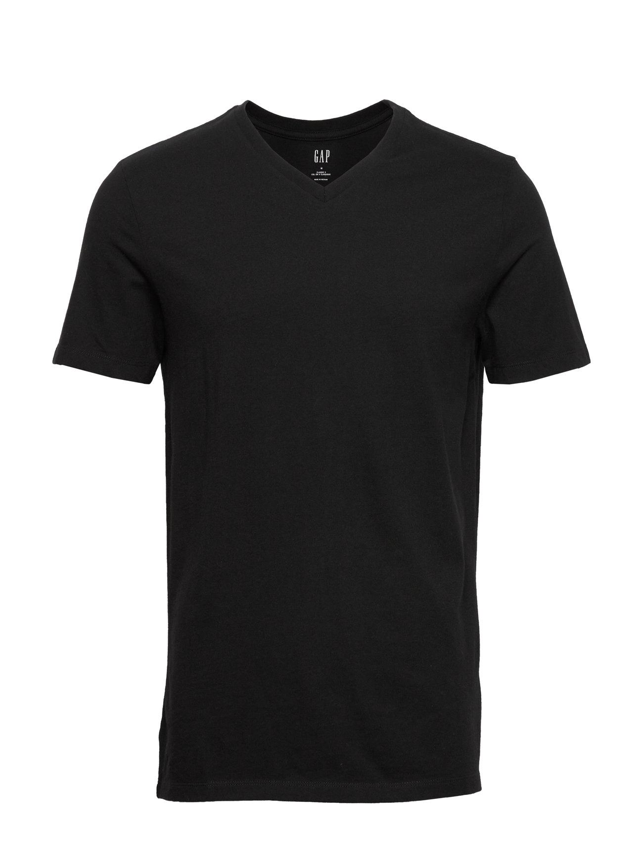 gap plain black t shirt