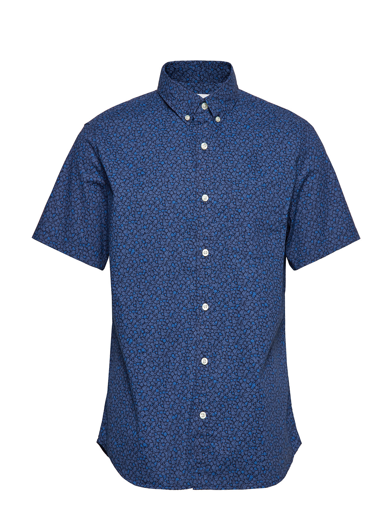 Stretch Lived Short NavyGap Poplin Floral in Shirttiny Sleeve 5S4RcAjq3L