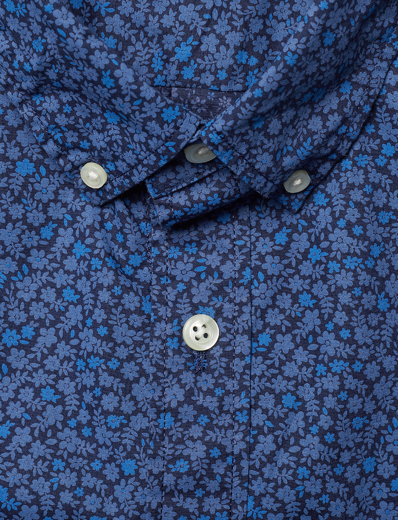 Stretch Lived Short NavyGap Poplin Floral in Shirttiny Sleeve 5S4RcAjq3L