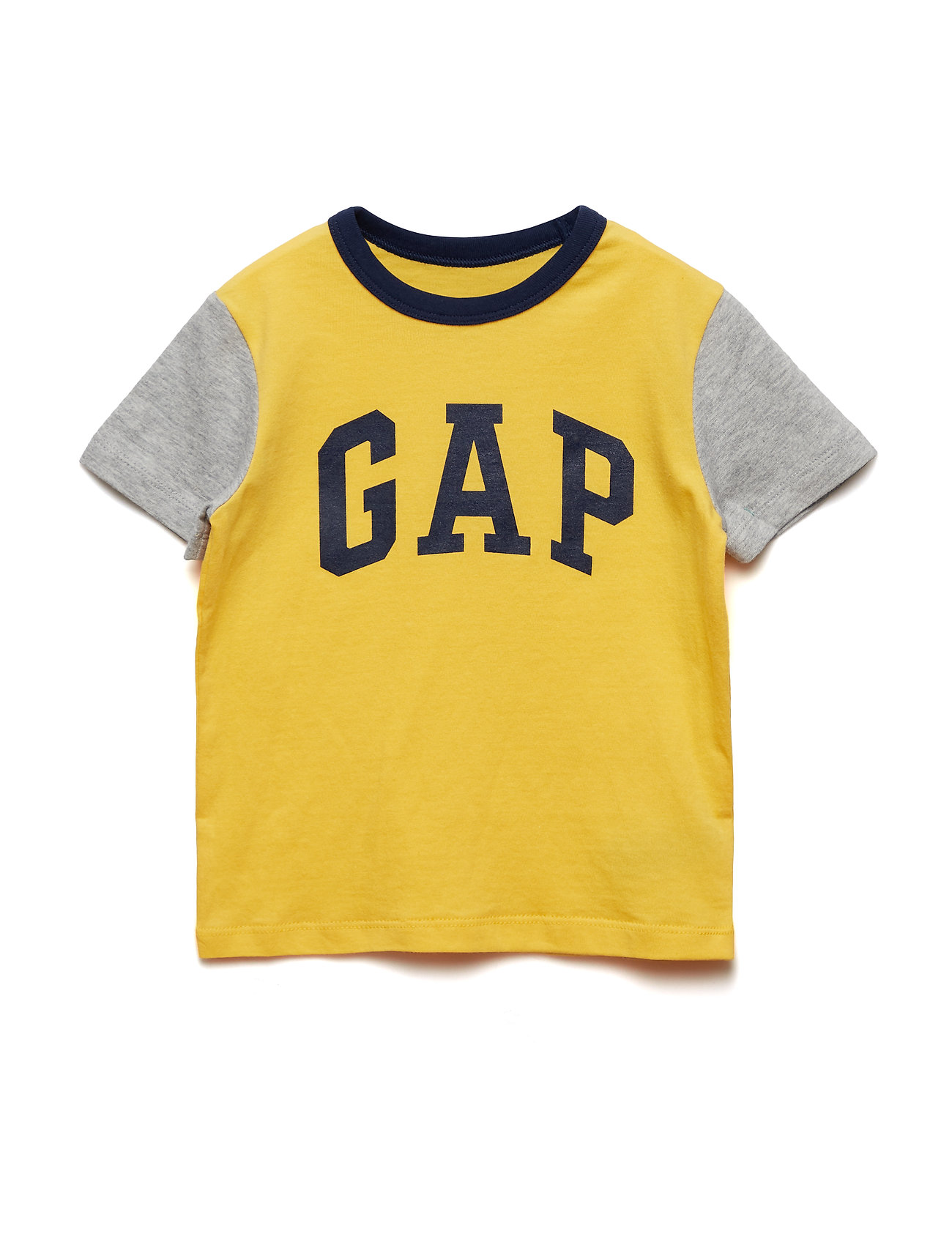 Gap Toddler Gap Logo Colorblock T Shirt Canary Yellow 6 50