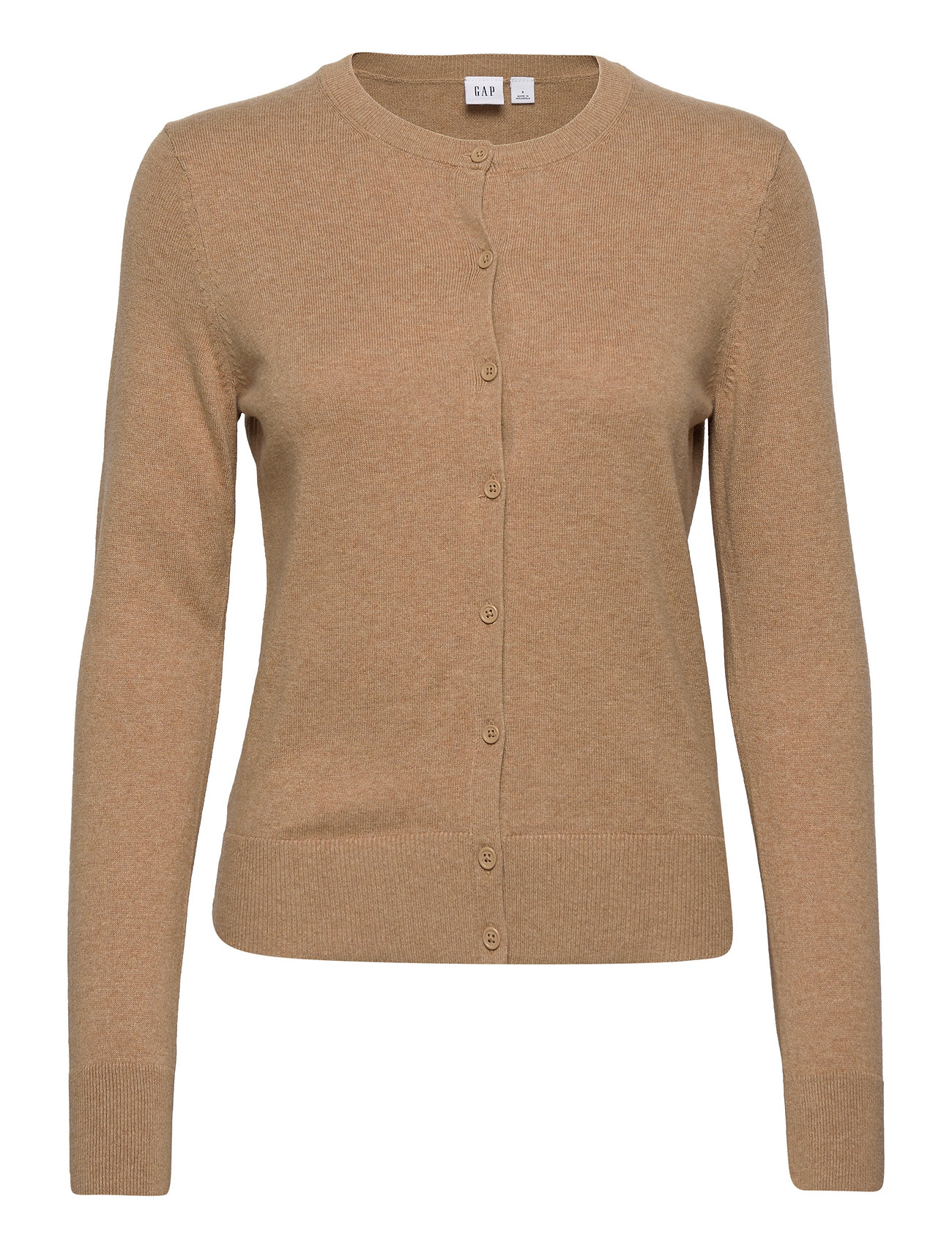 gap camel cardigan