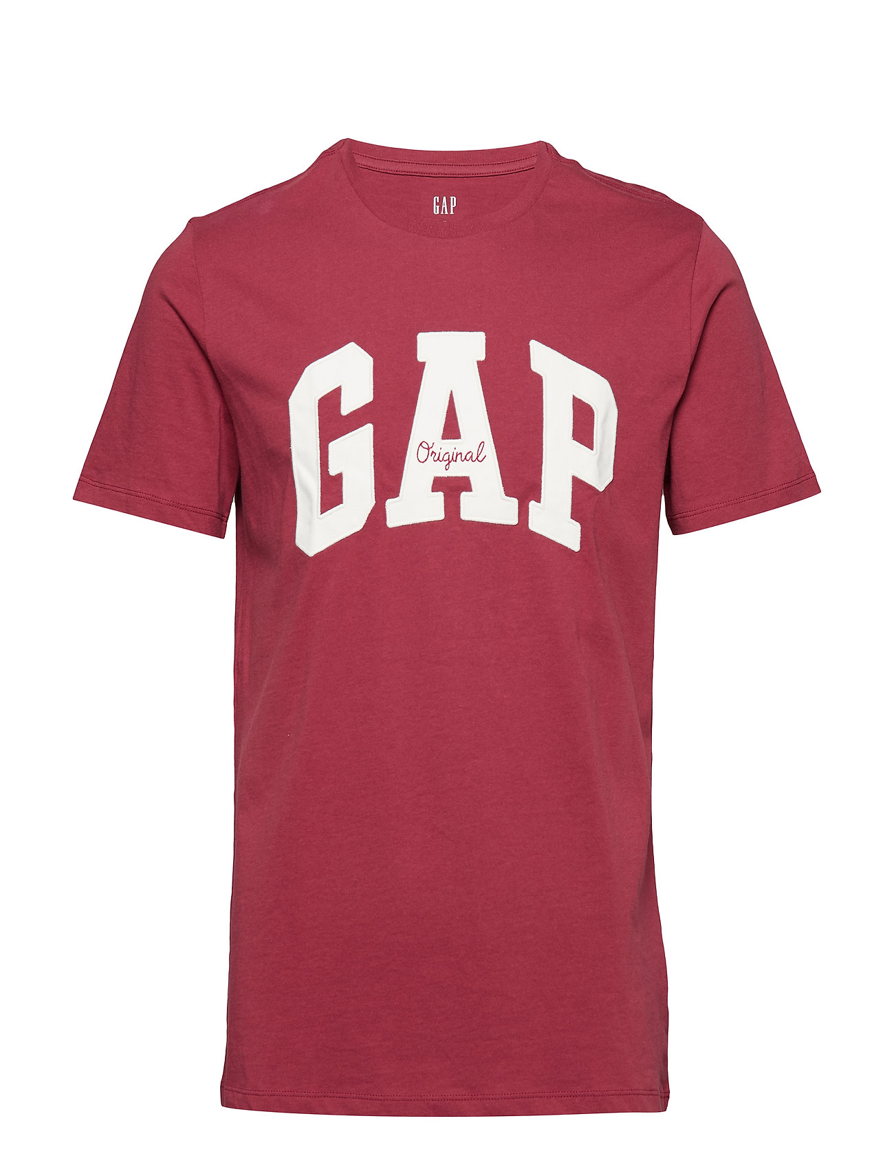 Gap Logo Crewneck T Shirt Indian Red 11 50 Gap Boozt Com