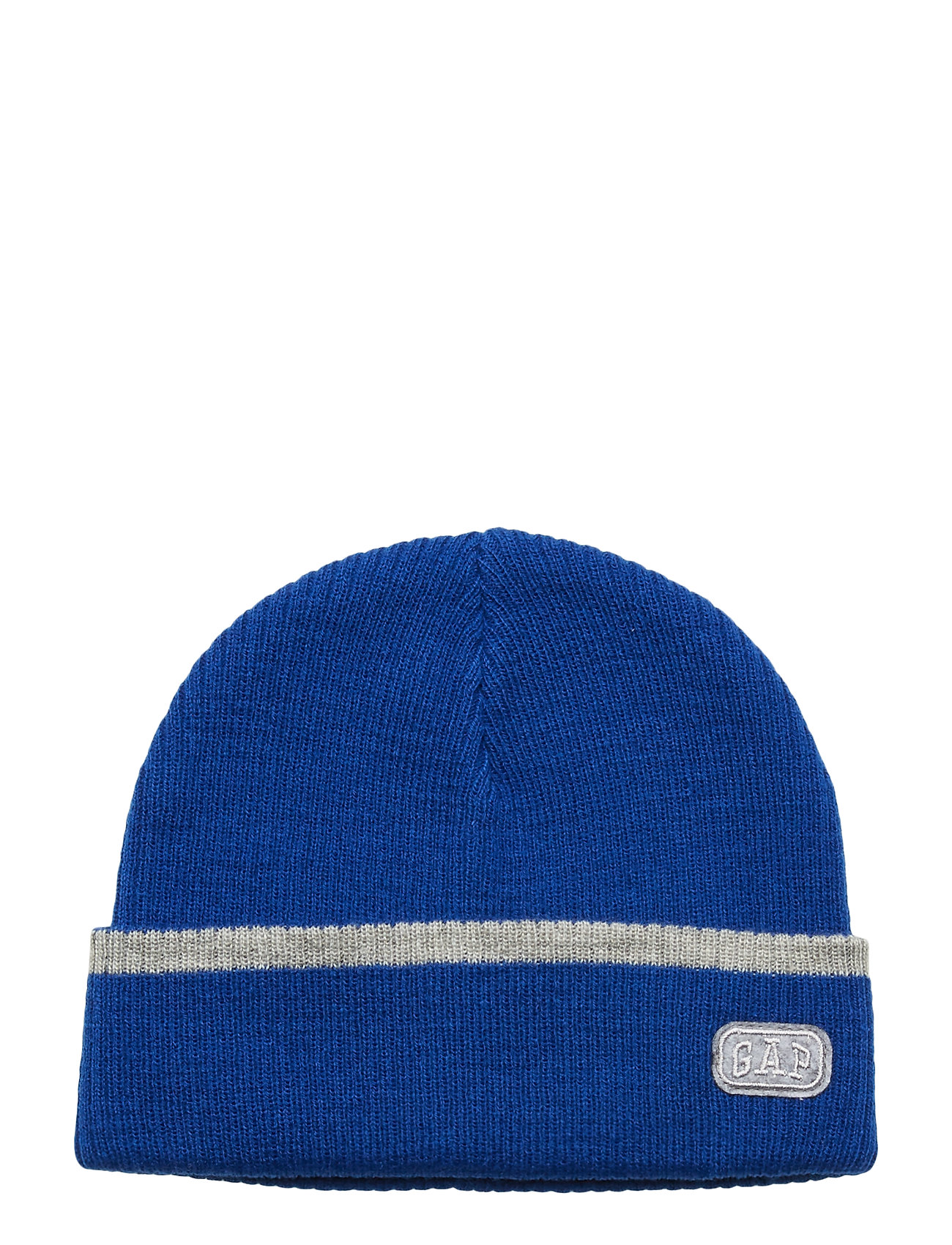 GAP Toddler Ribbed Beanie Accessories Headwear Hats Blå [Color: BRILLIANT BLUE ][Sex: Kids ][Sizes: 49 ]