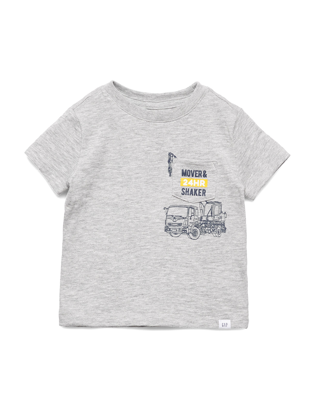 Toddler Short Sleeve Graphic T Shirt Light Heather Grey 19