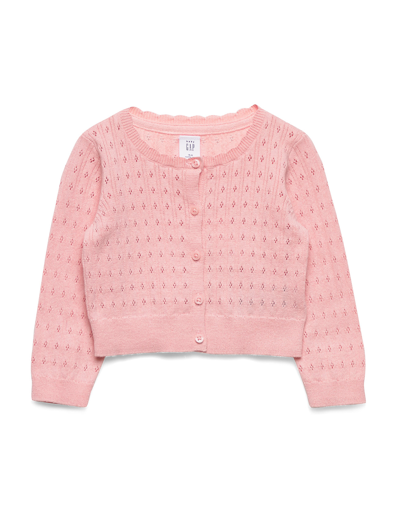 gap pink cardigan