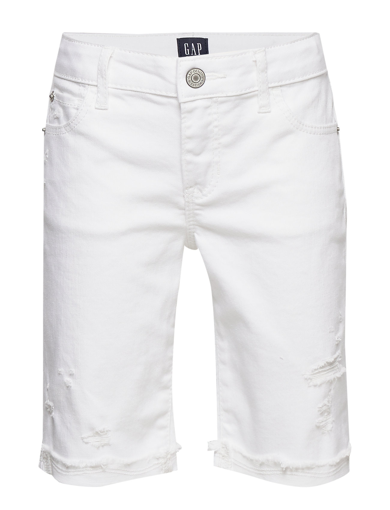 gap white shorts