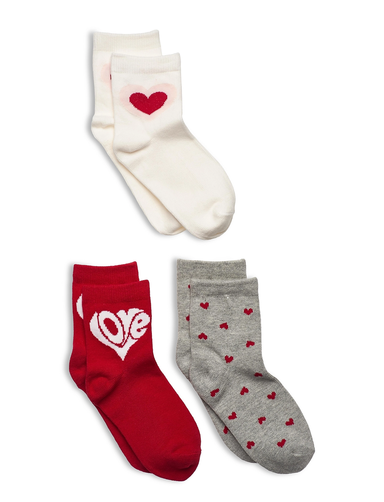 GAP Kids Heart Print Socks Patterned GAP