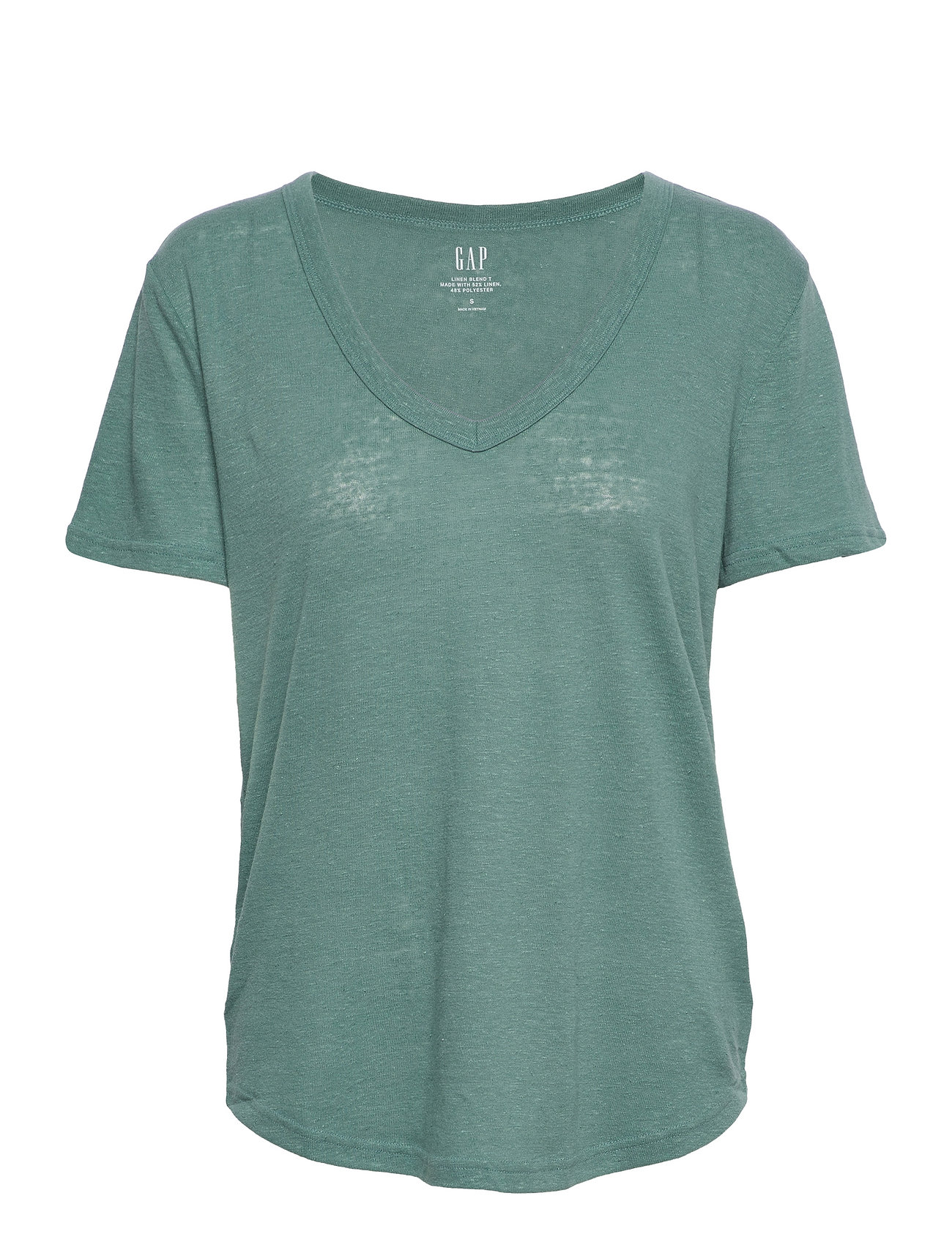 gap linen v neck t shirt