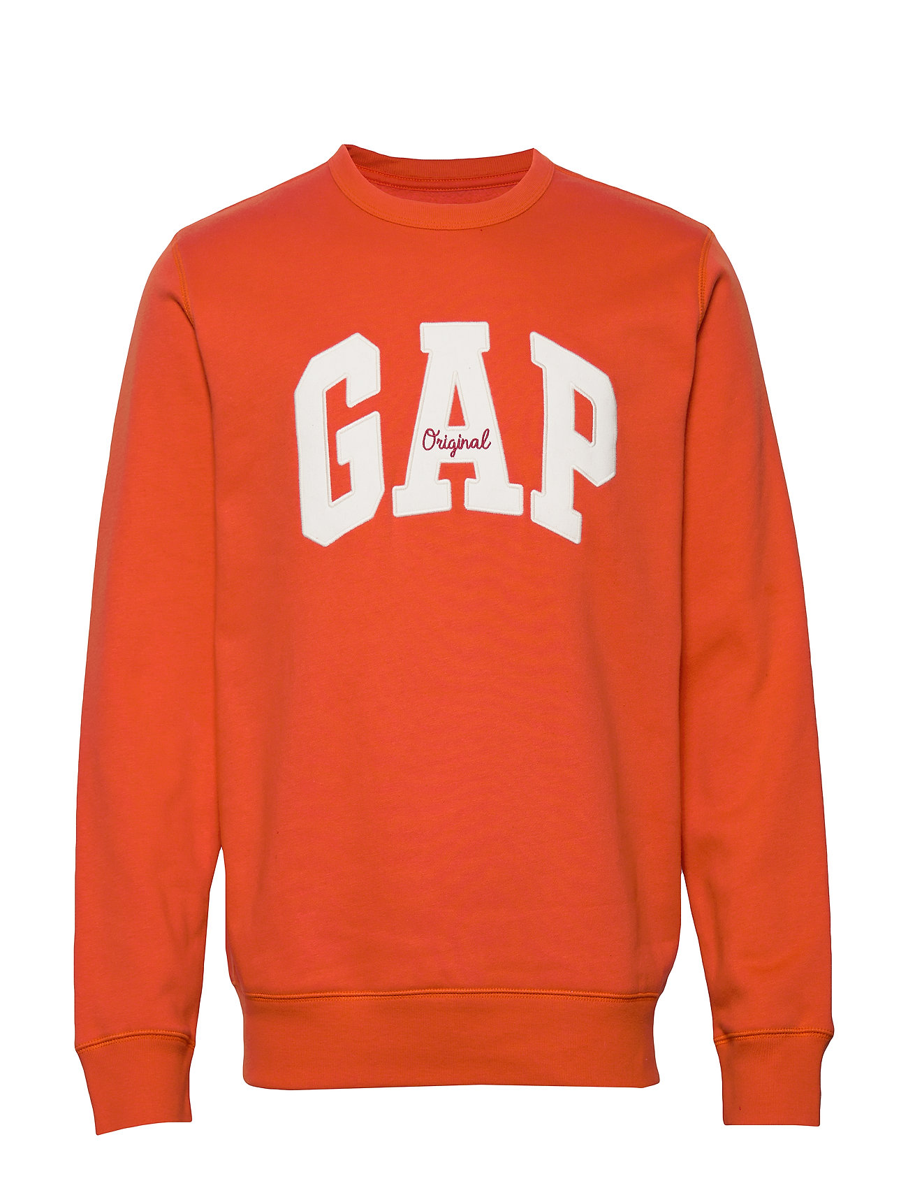 gap orange sweatshirt