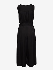 black cropped leg jumpsuit
