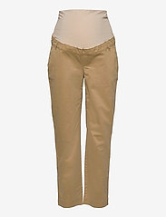 GAP Maternity Full Panel Khaki Straight 