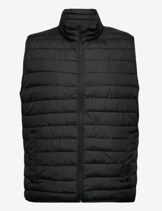 V-LTWT PUFFER VEST - spring jackets - true black v2
