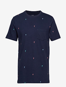 Under 200kr | Kortermede t skjorter | Stort utvalg av de GAP AMERICANA TEE - T-shirts med print - new navy