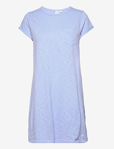 V-SS PKT TEE DRESS - t-shirtkjoler - resolution blue 3