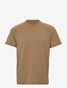 GapFit Recycled Active T-Shirt - kortermede t-skjorter - celestial taupe