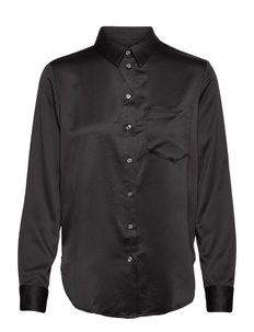 gap black button down shirt