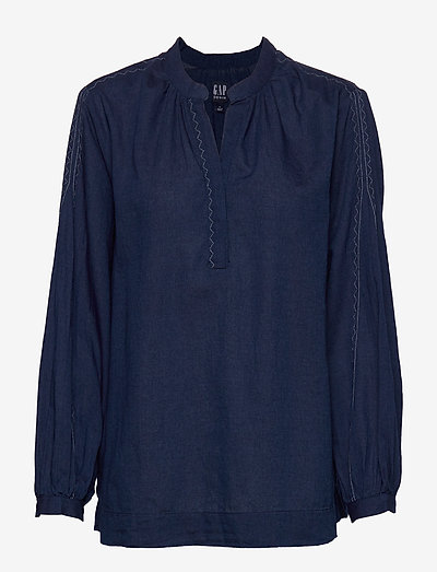 gap shirred popover shirt