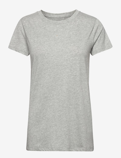 V-SS FAV CREW SLD - t-shirts - light heather grey
