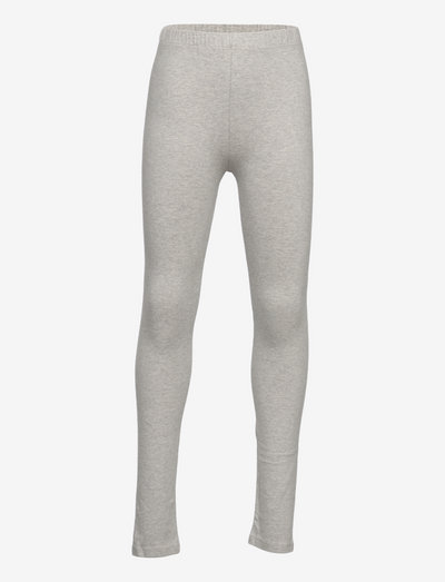 Kids Organic Cotton Leggings - leggings - light heather grey b08
