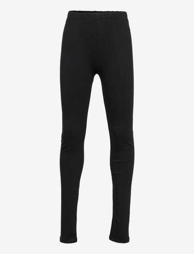 Kids Organic Cotton Leggings - leggings - true black