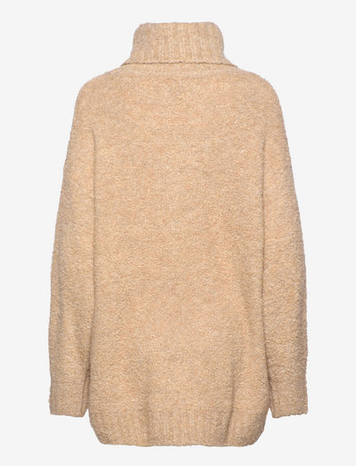 boucle turtleneck