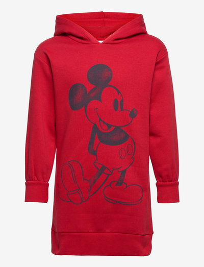 GapKids | Disney Mickey Mouse Graphic Hoodie Dress - long-sleeved casual dresses - mickey mouse