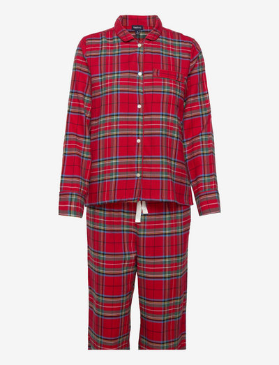 Flannel PJ Set - pyjamas - red plaid