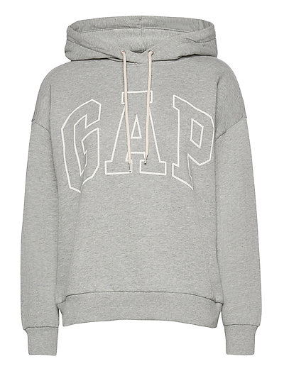 GAP Gap Logo Easy Hoodie (B10 Grey Heather) - 336 kr | Boozt.com