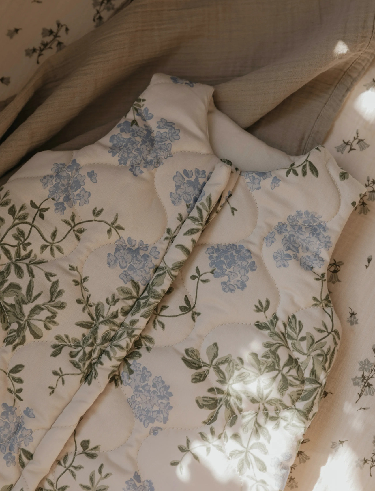 Garbo&Friends Satin Quilted Sleeping Bag, 0-6M, Multi/patterned, Sovetid > Soveposer, Børn