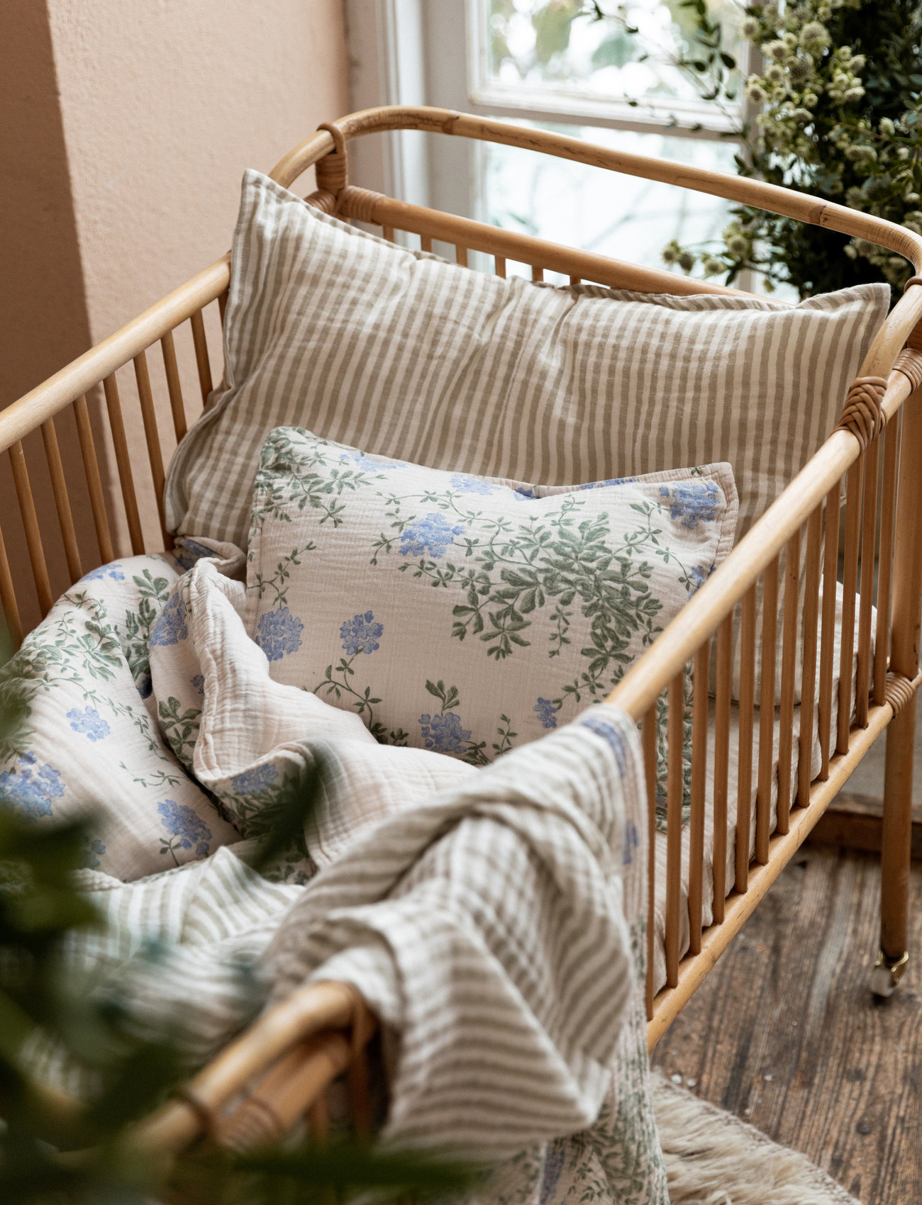 Garbo&Friends Muslin Bed Set, JUNIOR DK, Multi/patterned, Søvntid > Sengesæt, Børn