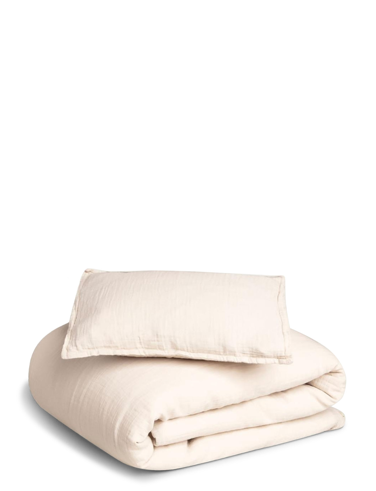 Garbo&Friends Muslin Bed Set, JUNIOR SE, Cream, Søvntid > Sengesæt, Børn