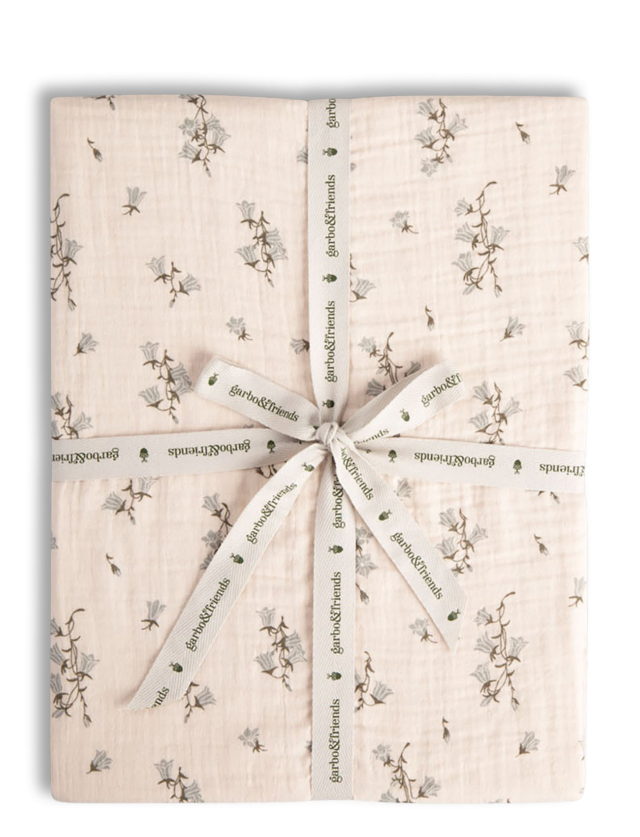 Garbo&Friends Muslin Fitted Sheet Single, ADULT, Beige, Søvntid > Sengelinned, Børn