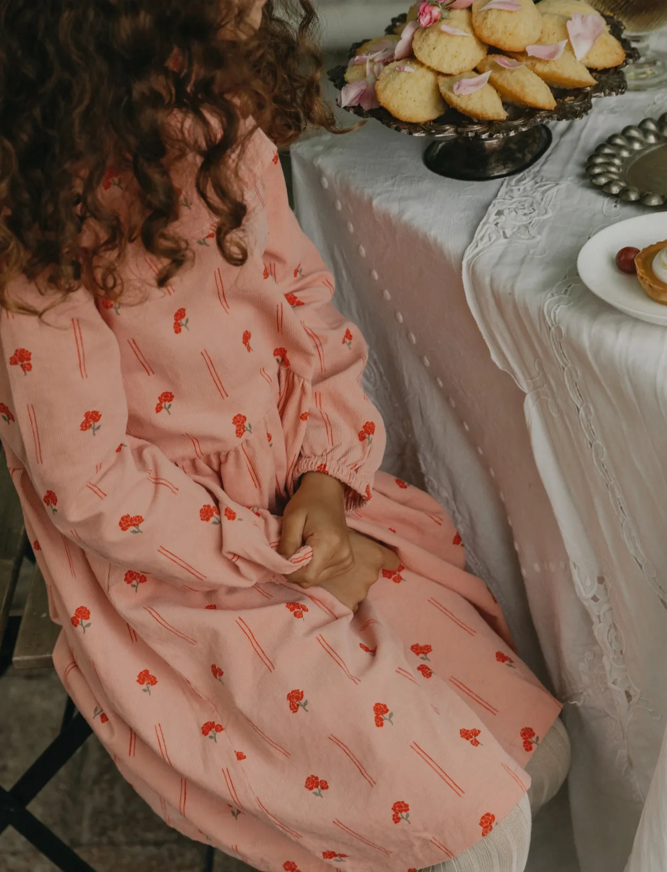 Garbo&Friends Micro Corduroy Long Sleeve Dress, 86/92, Pink, Fritidskjoler > Fritidskjoler Med Lange Ærmer, Børn