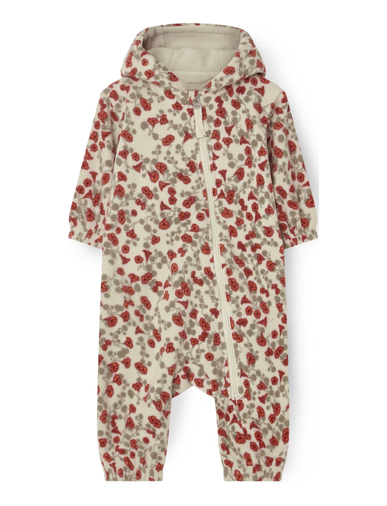 Prune Check Fleece Sie Outerwear Fleece Outerwear Fleece Coveralls Multi/patterned Garbo&Friends