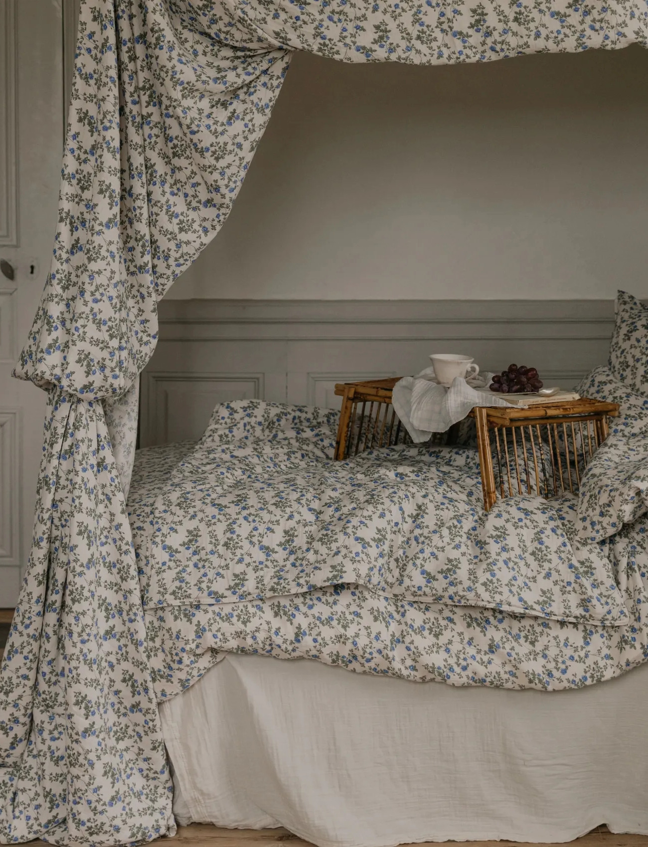 Garbo&Friends Muslin Duvet Cover Single, 150X210 cm, Dainty, 150X210 cm, Cream, Søvntid > Sengelinned, Børn