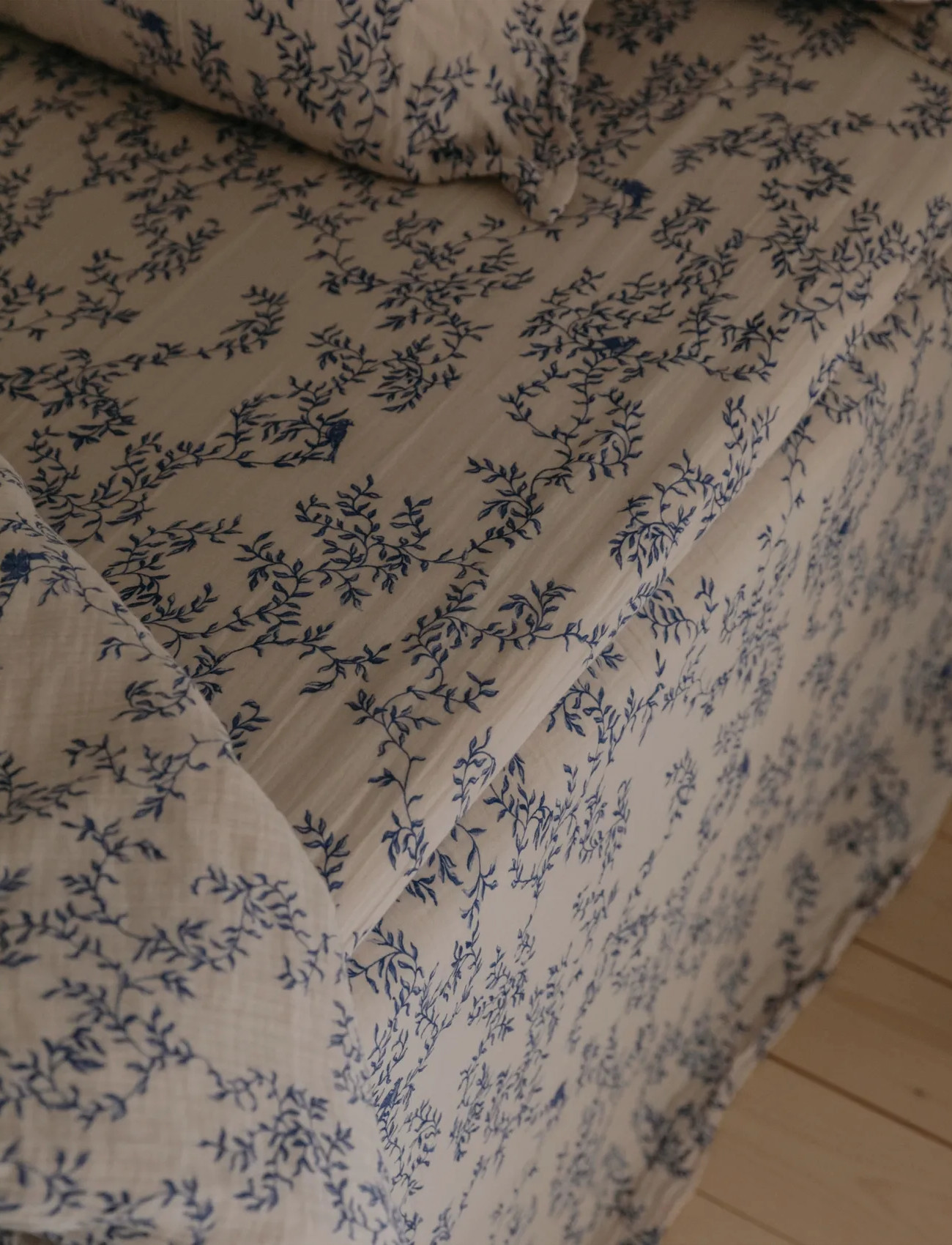 Garbo&Friends Muslin Fitted Sheet Single, 90X200X30 cm, Jardim, 90X200X30 cm, Cream, Søvntid > Sengelinned, Børn